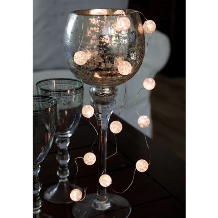 Eglo - Guirlande lumineuse LED 15xLED/3xAA 1,4m