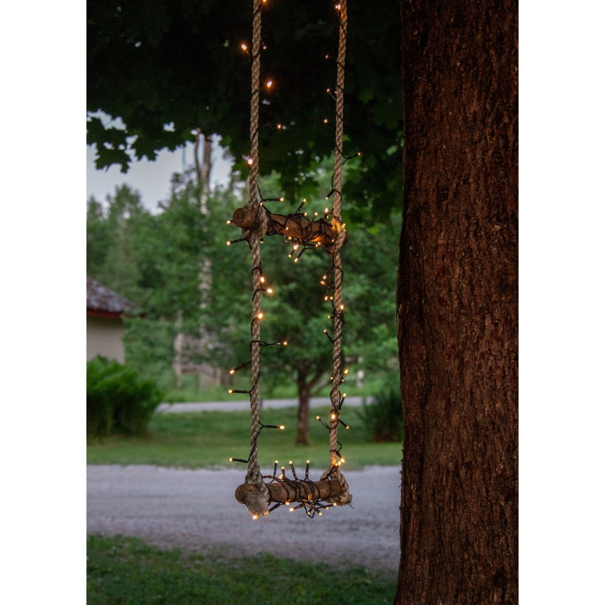 Eglo - LED Guirlande de noël extérieure 160xLED 11,2 m blanc chaud IP44