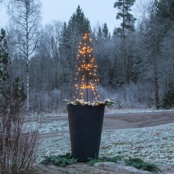 Eglo 411162 - Décoration de Noël extérieure 140xLED/0,066W/31V 90 cm IP44 blanc chaud