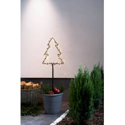 Eglo - Décoration de Noël LED d'extérieur, sapin, LED/3xAA IP44