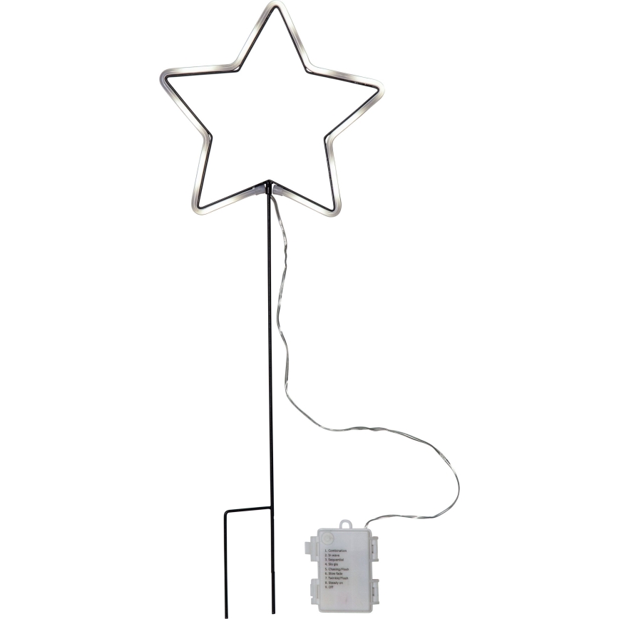 Eglo 411177 - Décoration de Noël LED extérieure NEONSTAR 72xLED/3xAA IP44