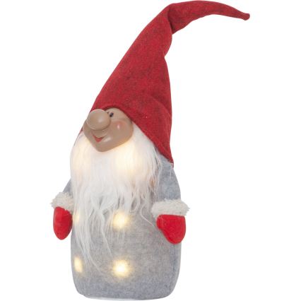 Eglo - Décoration de noël 6xLED/0,06W/3xAA rouge/grise