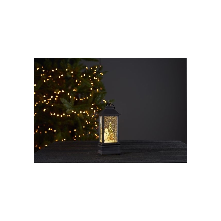 Eglo - Décoration de Noël LED 1xLED/0,064W/3xAAA noire