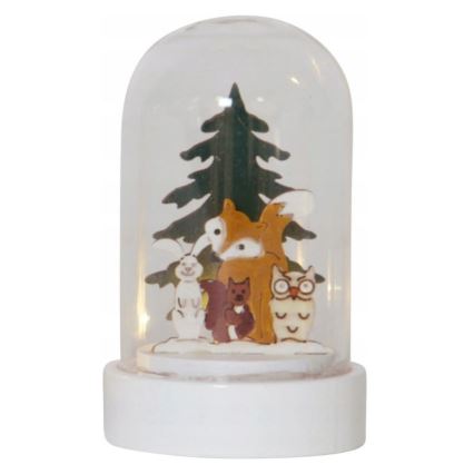 Eglo - Lot de 2 décorations de Noël à LED, 0,03 W, 1 pile CR2032