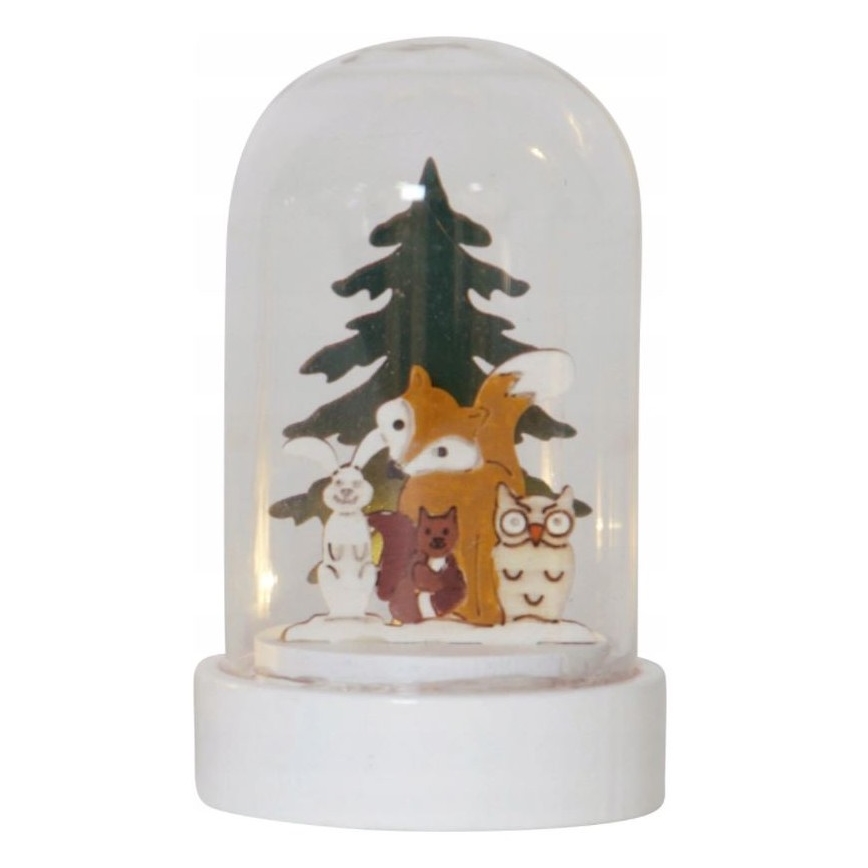 Eglo - Lot de 2 décorations de Noël à LED, 0,03 W, 1 pile CR2032