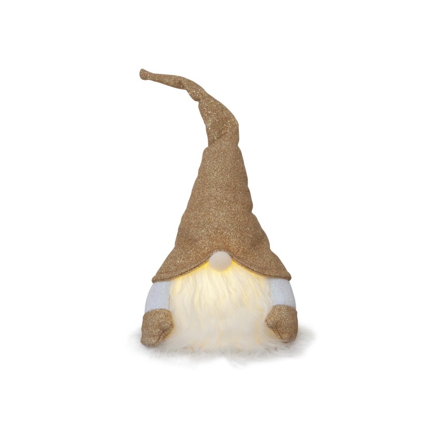 Eglo - Décoration de Noël LED, 0,06 W, 3x AG13, dorée