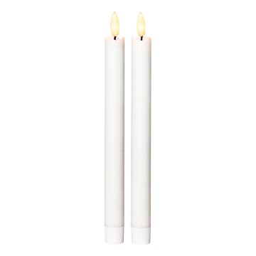 Eglo 411505 - Lot de 2 bougies LED FLAMME, 1xAAA, blanches