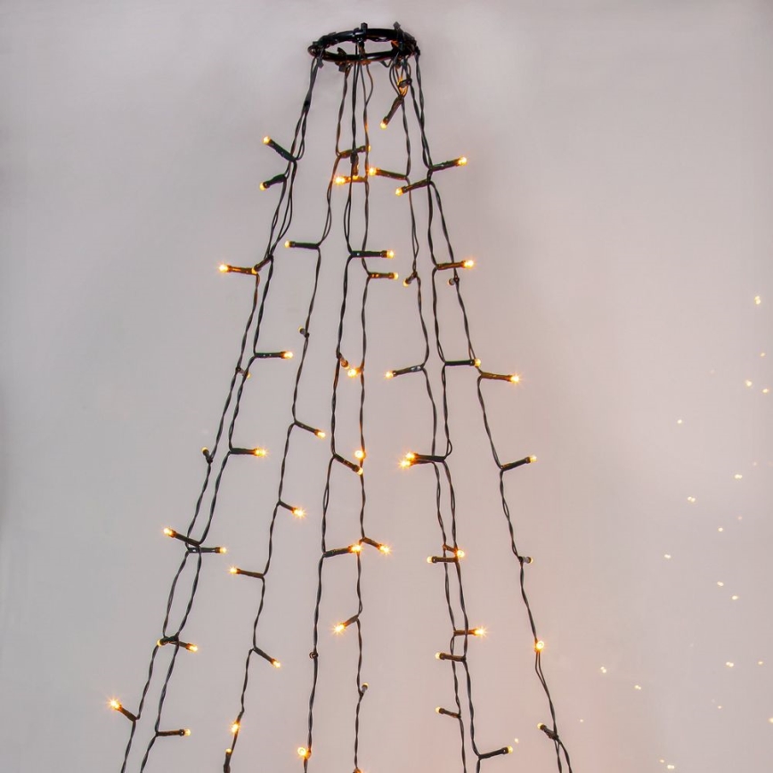 Eglo - Guirlande de Noël extérieure LED 360xLED 2m IP44 blanc chaud