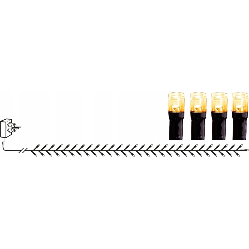 Eglo - guirlande lumineuse LED d'extérieur 1200xLED 29m IP44 blanc chaud