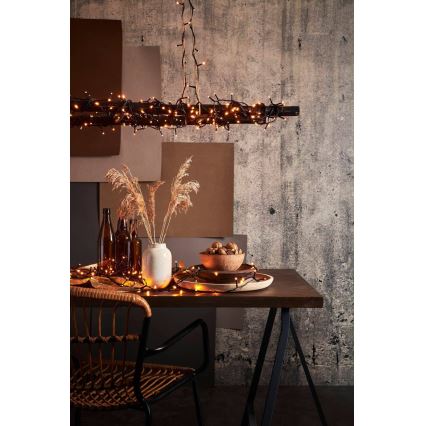 Eglo 411519 - Guirlande de Noël extérieure 180xLED/17,6m IP44 blanc chaud