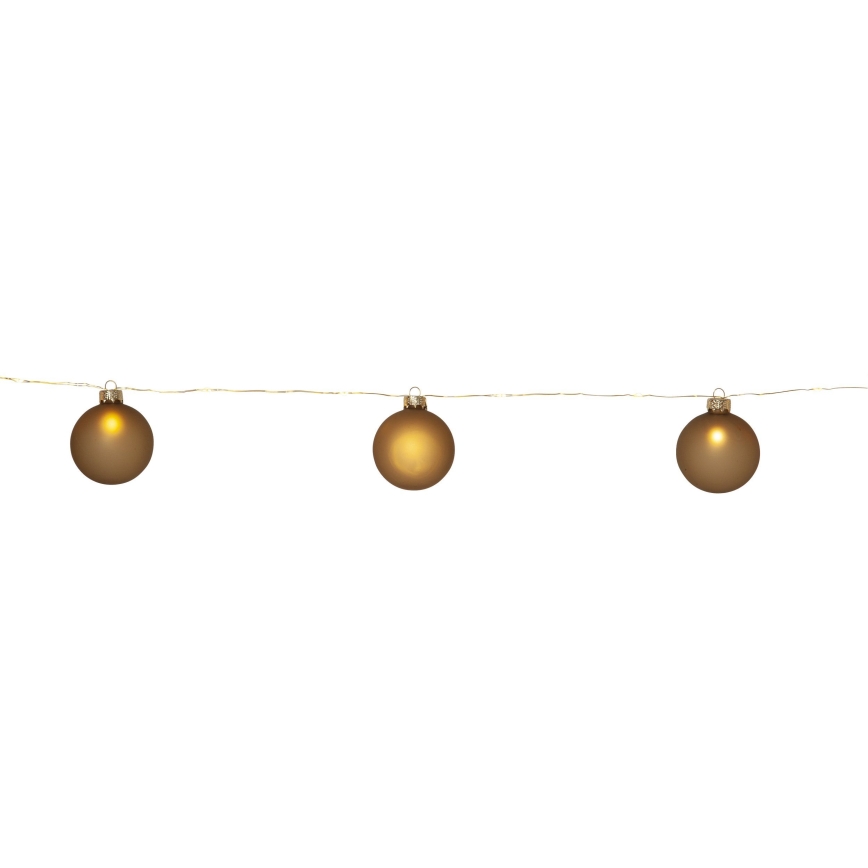 Eglo 411557 - Guirlande de Noël BLISS 22 LED / 3 piles AA 2,6 m blanc chaud