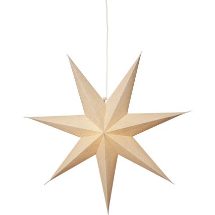 Eglo 411576 - Décoration de Noël ÉTOILE, étoile 35 cm, beige