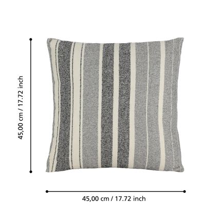 Eglo 420003 - Coussin décoratif CHEVERY 45 x 45 cm, gris