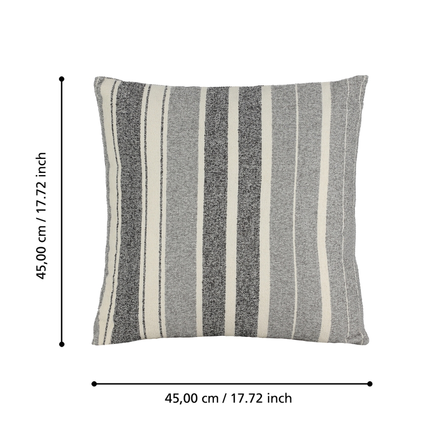 Eglo 420003 - Coussin décoratif CHEVERY 45 x 45 cm, gris