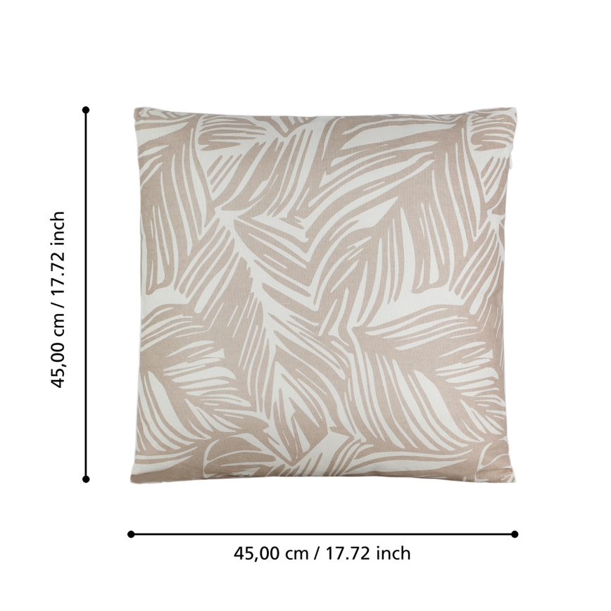 Eglo 420011 - Coussin décoratif CHEVERY 45 x 45 cm beige