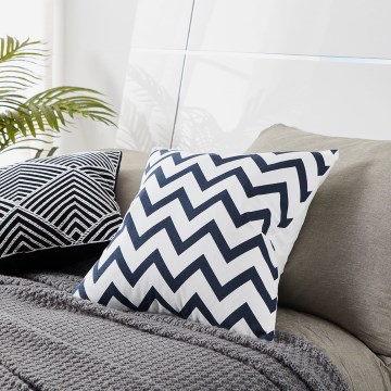 Eglo 420014 - Coussin décoratif CHEVERY 45 x 45 cm noir/blanc