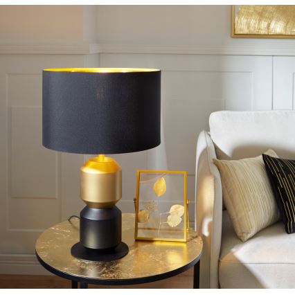 Eglo 420018 - Coussin décoratif CHEVERY 30x50 cm crème/doré