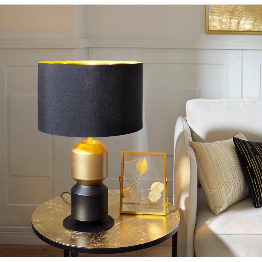 Eglo 420018 - Coussin décoratif CHEVERY 30x50 cm crème/doré