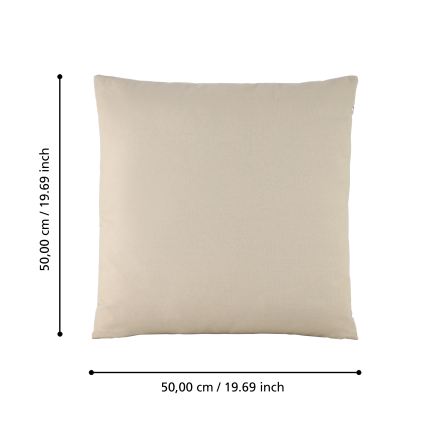 Eglo 420022 - Coussin décoratif ILES 50 x 50 cm beige