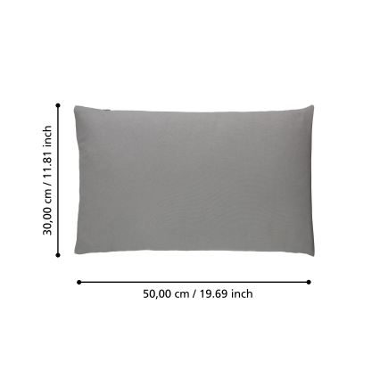 Eglo 420027 - Coussin décoratif ILES 30x50 cm gris