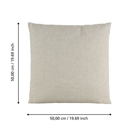 Eglo 420033 - Coussin décoratif ILES 50 x 50 cm beige