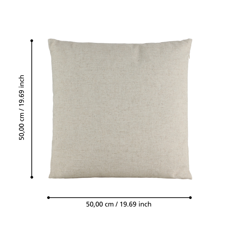 Eglo 420033 - Coussin décoratif ILES 50 x 50 cm beige