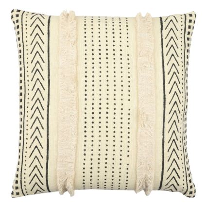 Eglo 420046 - Coussin décoratif CHEVERY 50x50 cm beige/noir