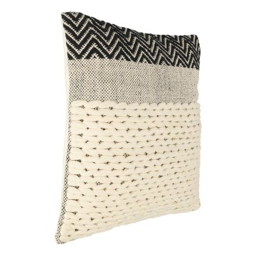 Eglo 420049 - Coussin décoratif CHEVERY 50 x 50 cm crème/noir