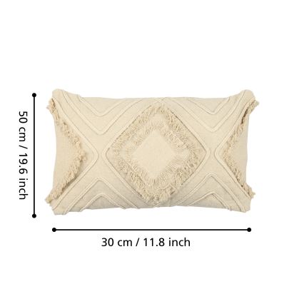Eglo 420057 - Coussin décoratif CHEVERY 30 x 50 cm beige