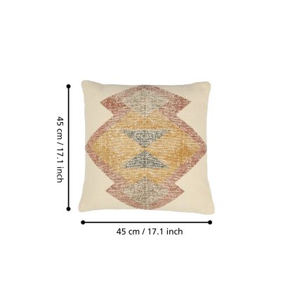 Eglo 420072 - Coussin décoratif CHEVERY 45 x 45 cm beige