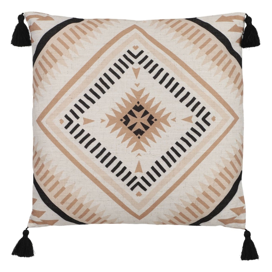 Eglo 420079 - Coussin décoratif CHEVERY 45 x 45 cm beige/noir