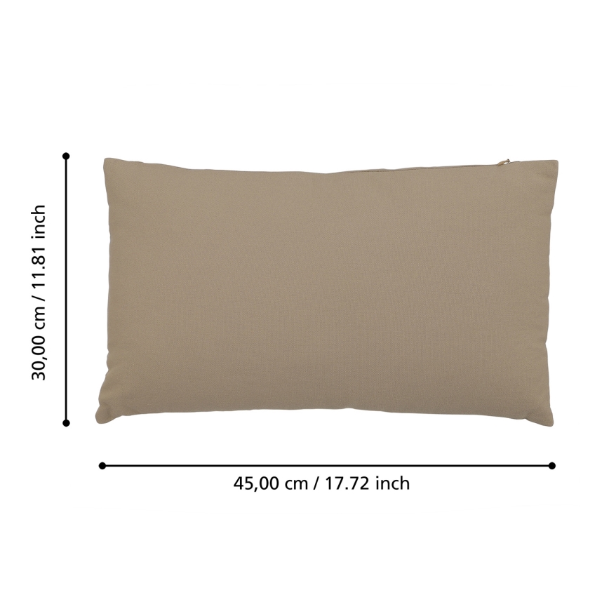 Eglo 420082 - Coussin décoratif ILES 30 x 45 cm marron