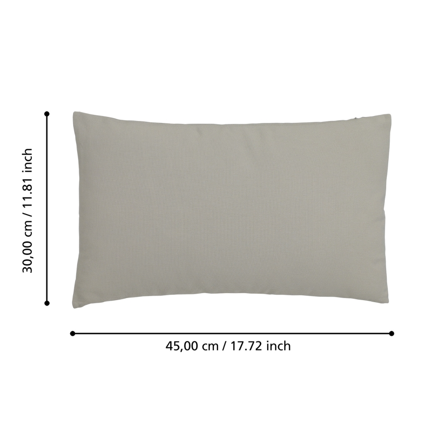 Eglo 420089 - Coussin décoratif ILES 30x45 cm gris