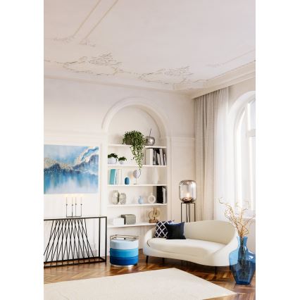 Eglo 420096 - Coussin décoratif BERHALA 45x45 cm bleu/blanc