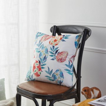 Eglo 420101 - Coussin décoratif GEBENG 45x45 cm bleu/rouge