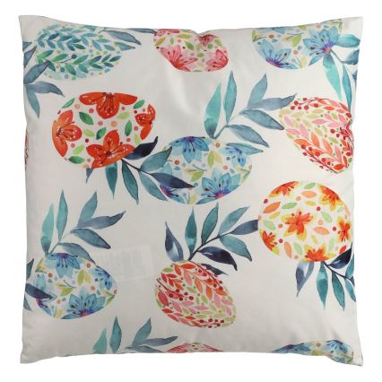 Eglo 420101 - Coussin décoratif GEBENG 45x45 cm bleu/rouge