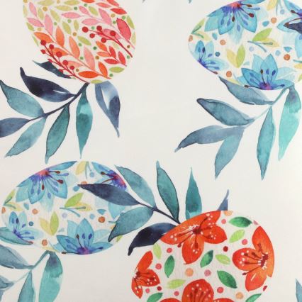 Eglo 420101 - Coussin décoratif GEBENG 45x45 cm bleu/rouge