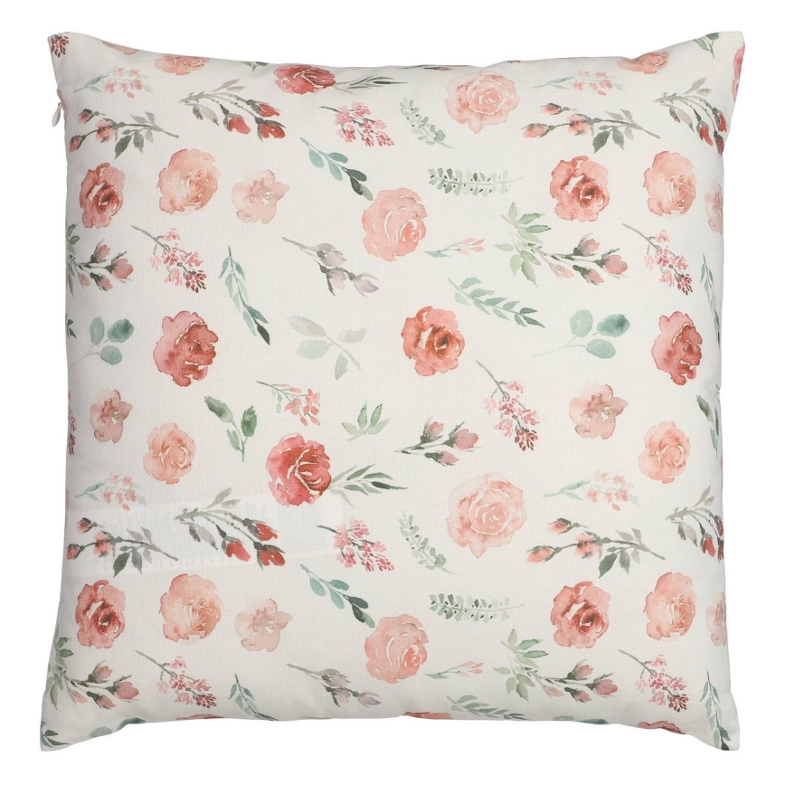 Eglo 420102 - Coussin décoratif GEBENG 45x45 cm blanc/rose