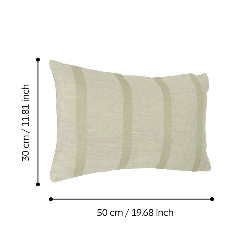 Eglo 420111 - Coussin décoratif BETAMPONA 30x50 cm beige