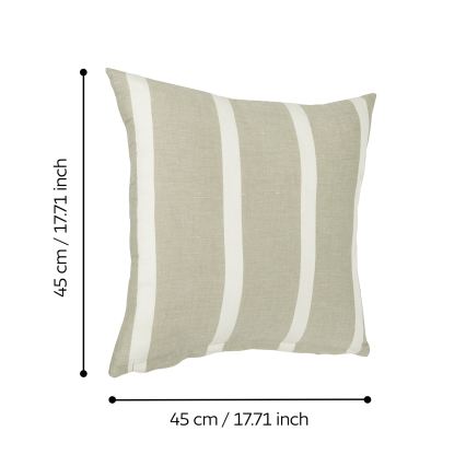 Eglo 420114 - Coussin décoratif BETAMPONA 45x45 cm beige