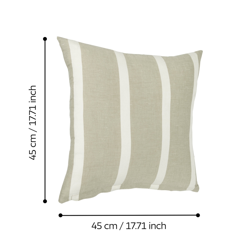 Eglo 420114 - Coussin décoratif BETAMPONA 45x45 cm beige
