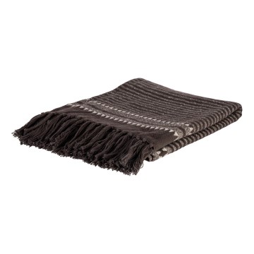 Eglo 420129 - Jeté de lit LONGLAC 170x130 cm marron