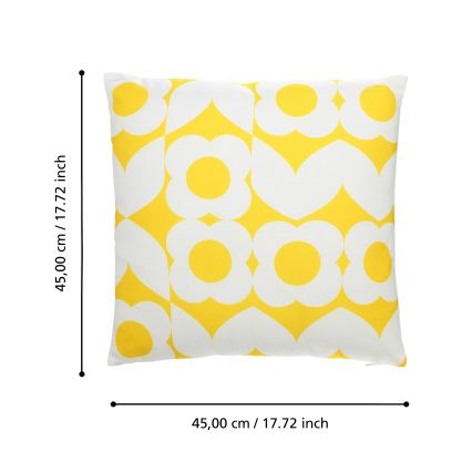 Eglo 420245 - Coussin décoratif TSUNAN 45x45 cm jaune