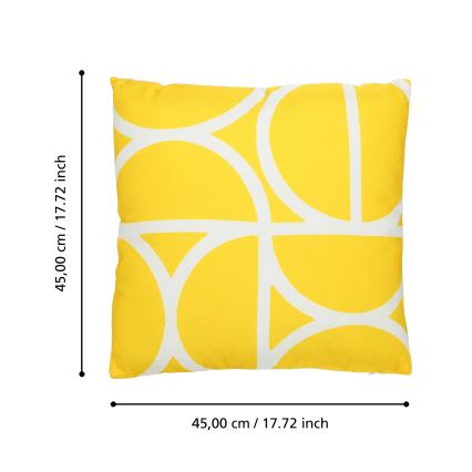 Eglo 420248 - Coussin décoratif TSUNAN 45 x 45 cm jaune