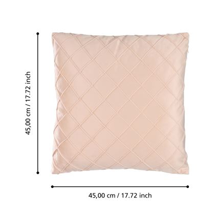 Eglo 420253 - Coussin décoratif SHOURA 45 x 45 cm rose