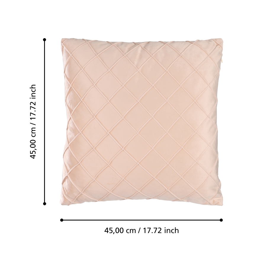 Eglo 420253 - Coussin décoratif SHOURA 45 x 45 cm rose