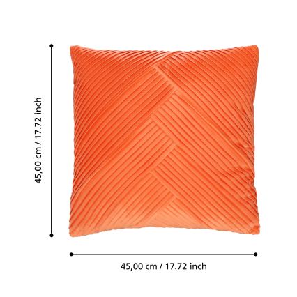 Eglo 420264 - Coussin décoratif SHOURA 45 x 45 cm orange