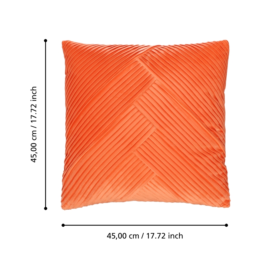 Eglo 420264 - Coussin décoratif SHOURA 45 x 45 cm orange