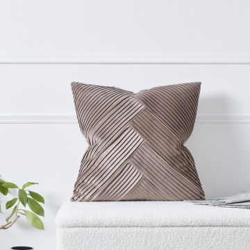 Eglo 420266 - Coussin décoratif SHOURA 45x45 cm marron