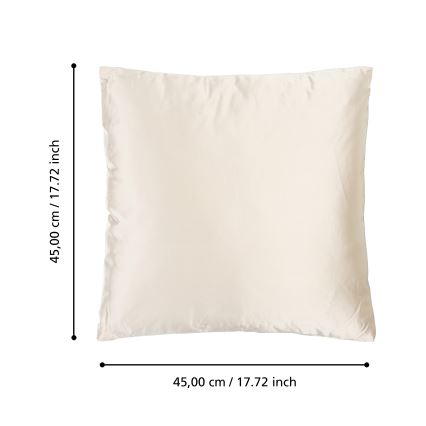 Eglo 420272 - Coussin décoratif KYONAN 45 x 45 cm coloris crème